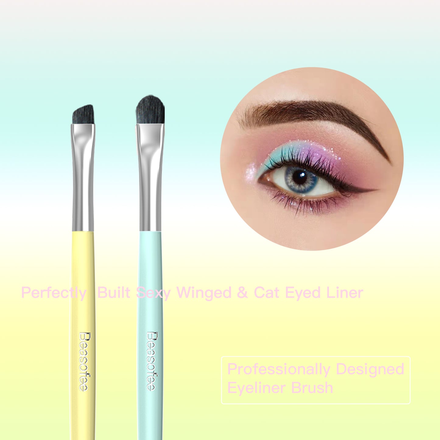 BEASOFEE Eyeliner Makeup Brushes