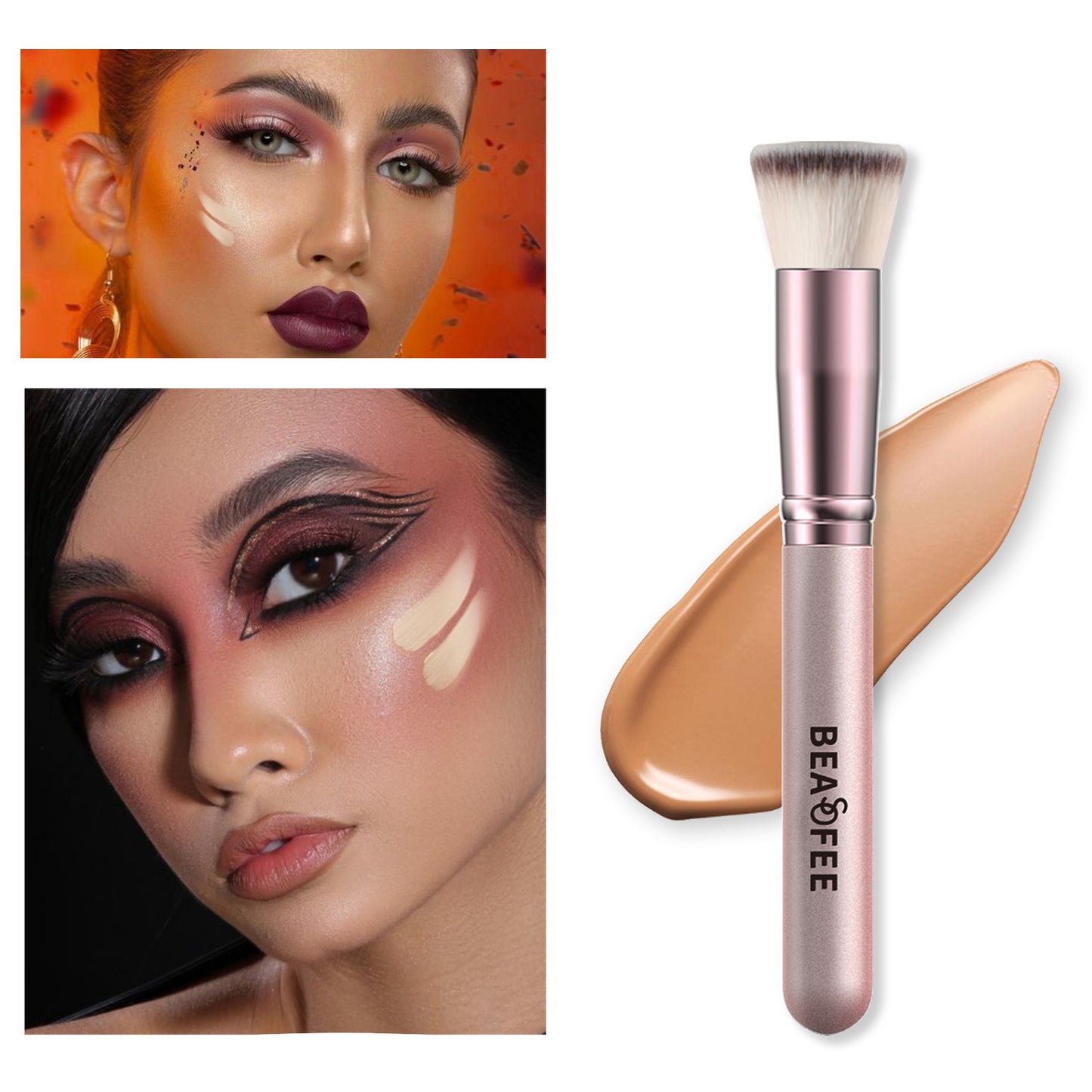 BEASOFEE The Big Flat Foundation Brush